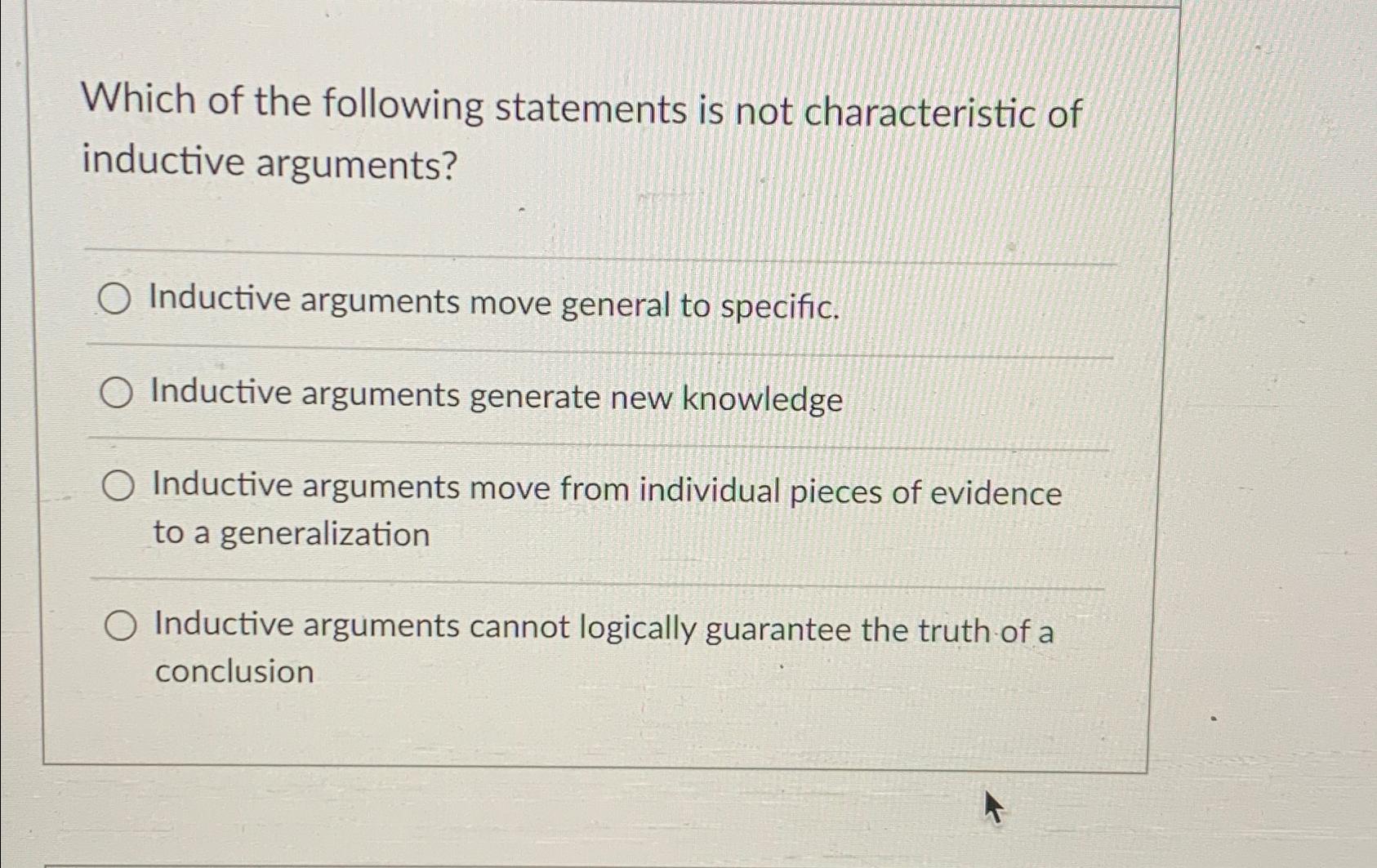 Solved Which of the following statements is not | Chegg.com
