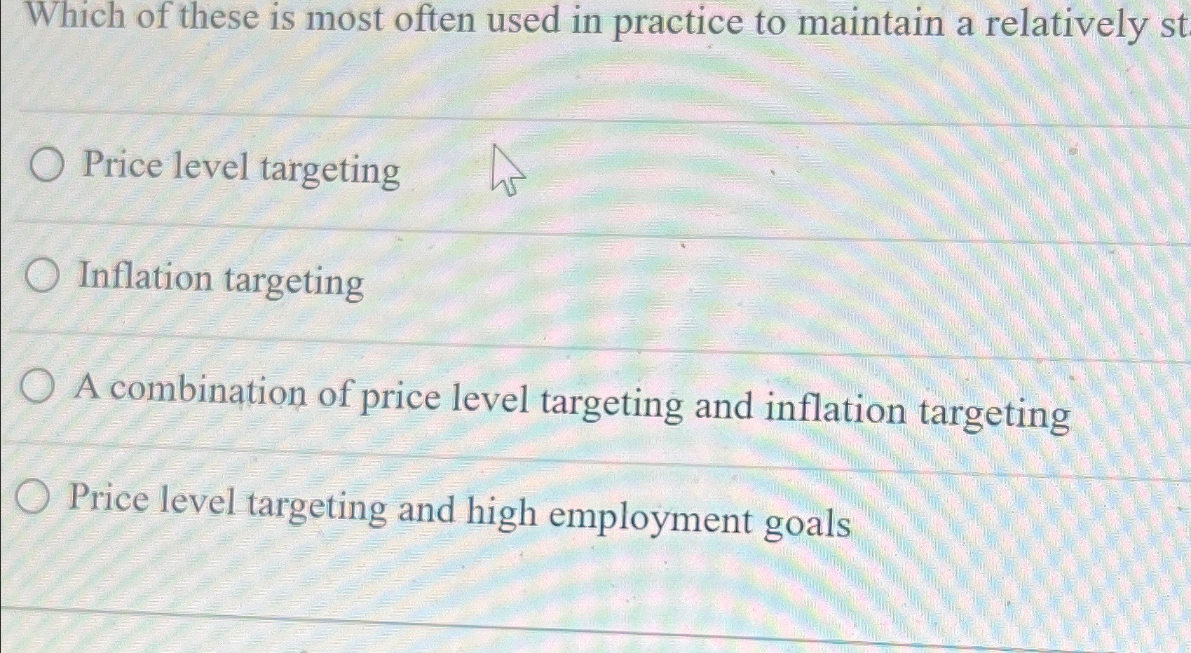 Solved Which of these is most often used in practice to | Chegg.com