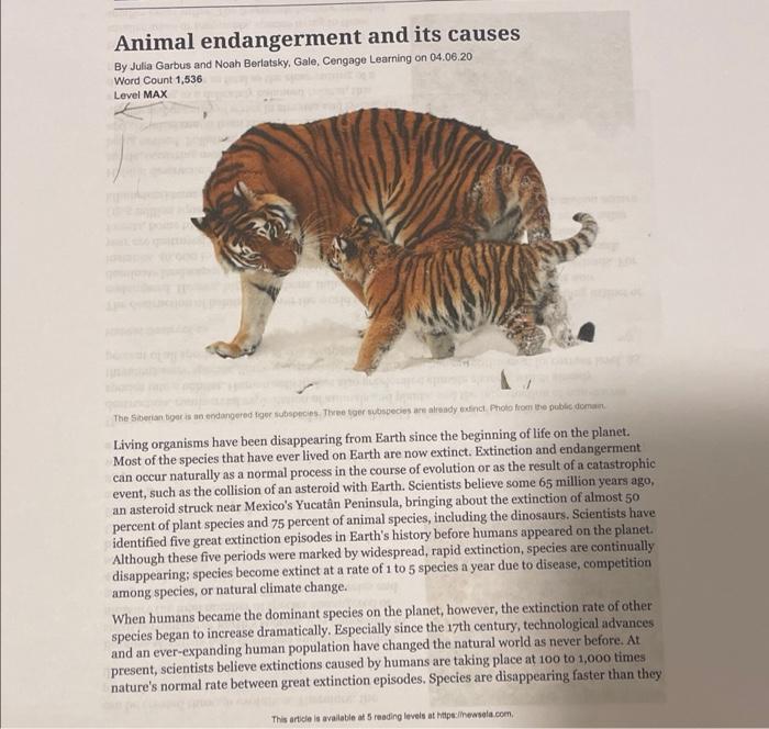 solved-animal-endangerment-and-its-causes-by-julia-garbus-chegg