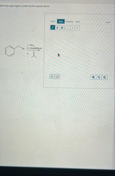 Solved Draw the major oeganic product for the reaction | Chegg.com