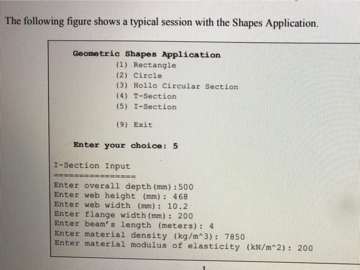 Solved Problem Description Create an application that helps | Chegg.com