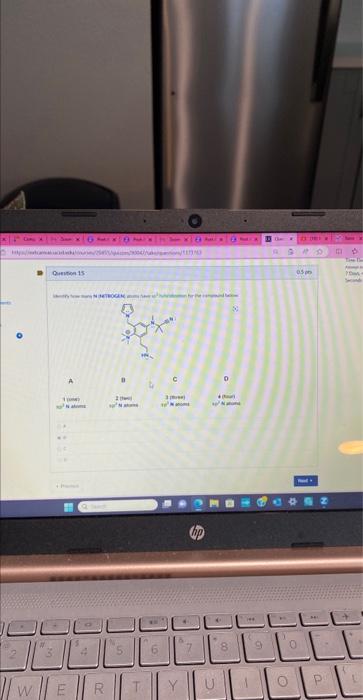 Solved How Many N Nitrogen Atoms Have Sp2 Hybridization 2169