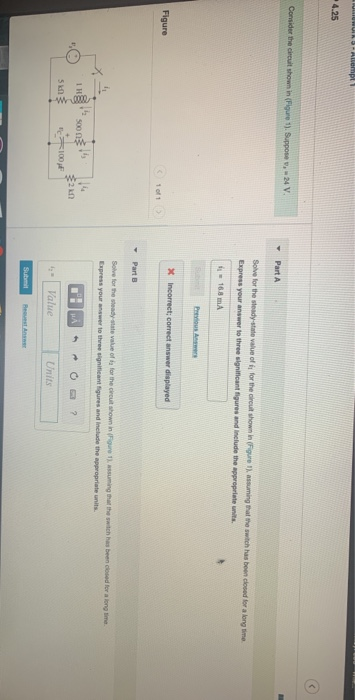 Solved US - Alpt1 4.25 Consider the circuit shown in Figure | Chegg.com