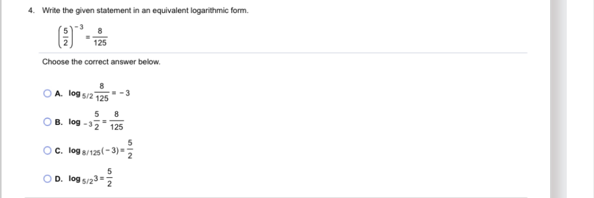 Solved Write the given statement in an equivalent | Chegg.com