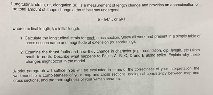 Calculate the longitudinal strain for each cross | Chegg.com
