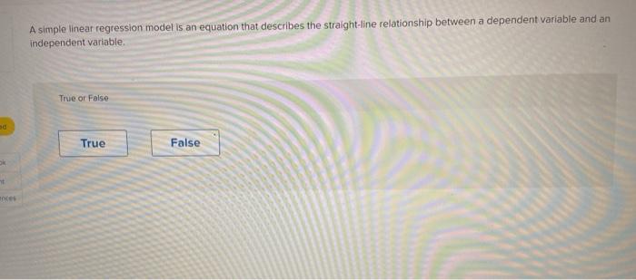 Solved The dependent variable is the variable that is being | Chegg.com