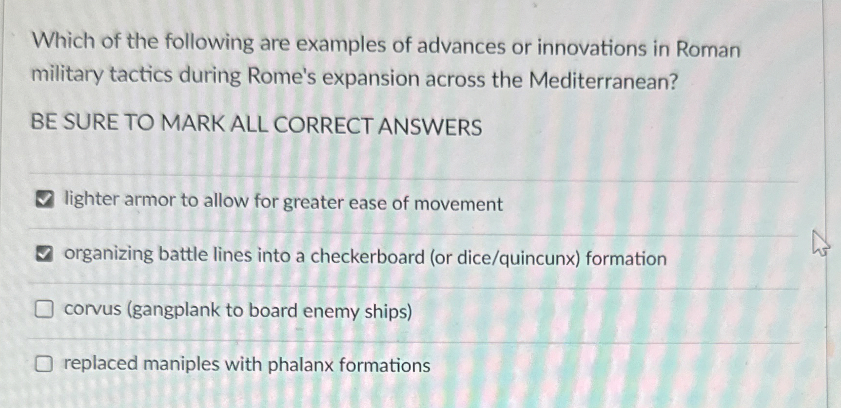 Solved Which of the following are examples of advances or | Chegg.com