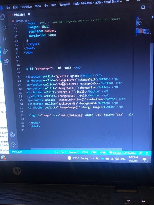 Solved Task 2: Simple jQuery Realize the same functionality | Chegg.com