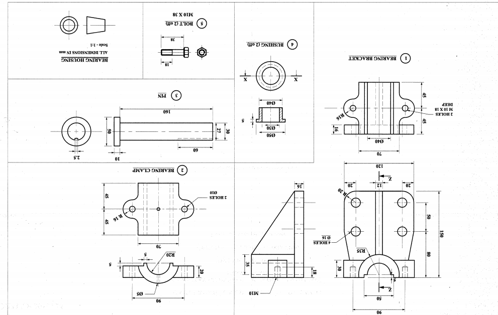 Solved 1. Figure 1, on the enclosed sheet, shows the first | Chegg.com