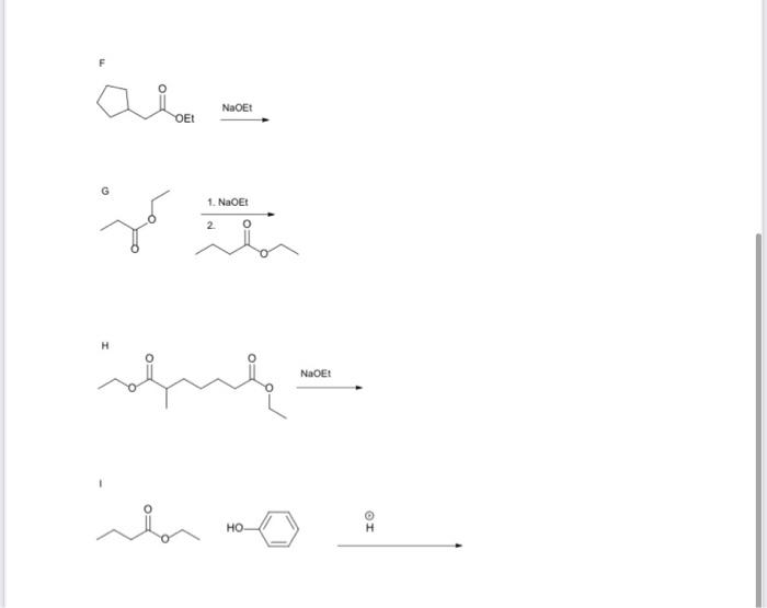 Solved 3. Predict the products of the following reactions, | Chegg.com