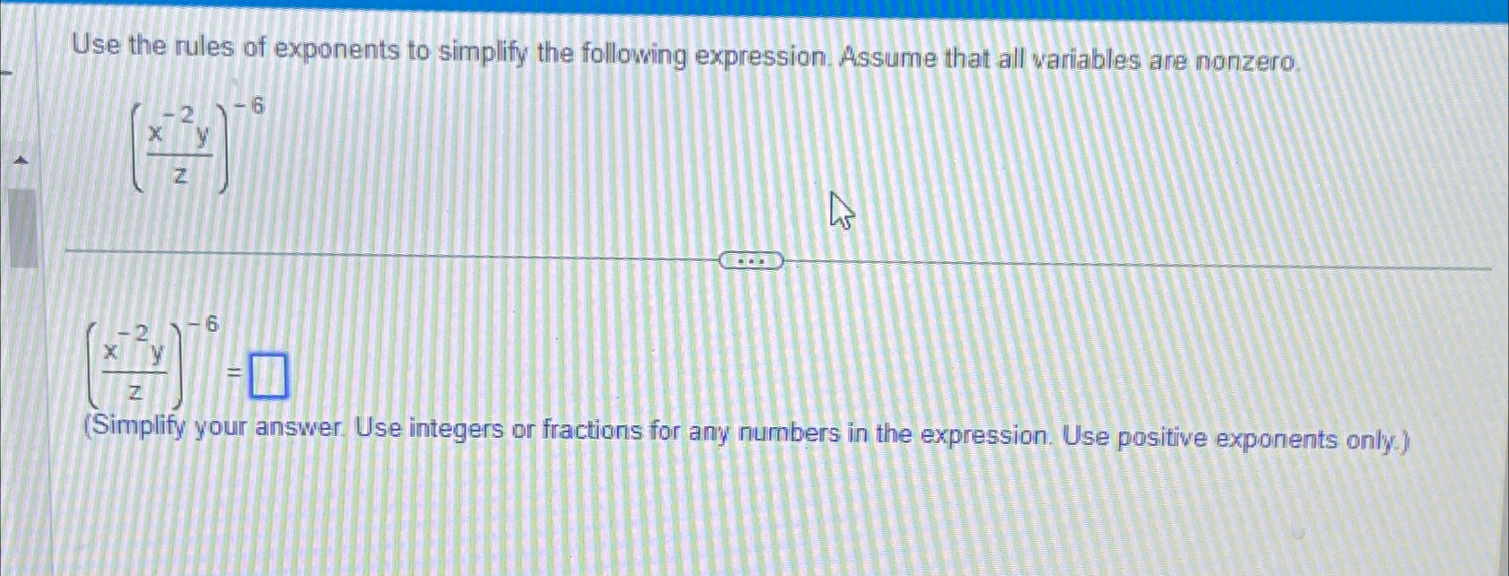 Solved Use the rules of exponents to simplify the following | Chegg.com