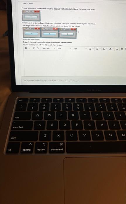 Solved 77 arkeven the puaston: Create a form with one | Chegg.com