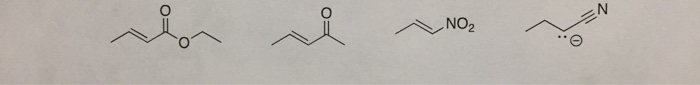 Solved Which is most reactive Michael acceptor and why? | Chegg.com