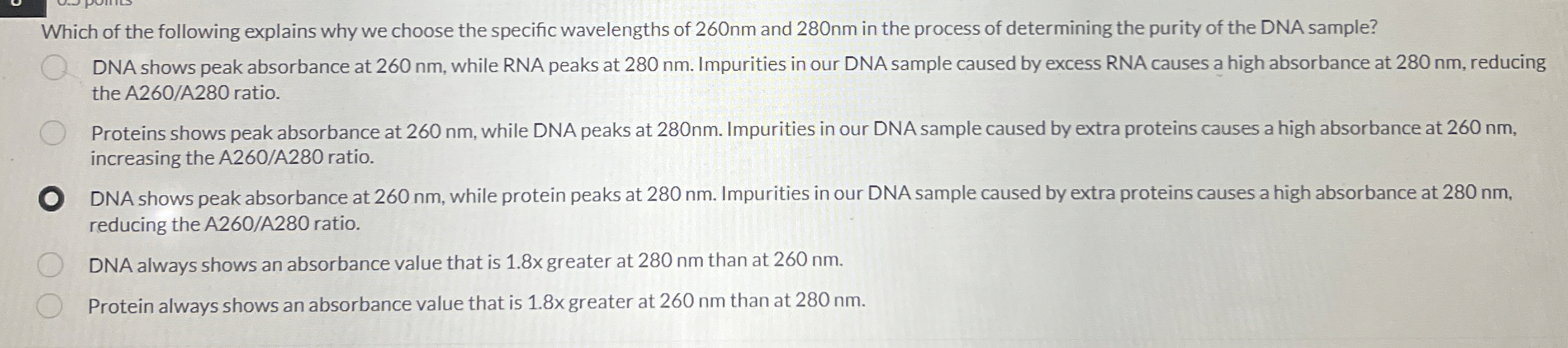 Solved Which Of The Following Explains Why We Choose The Chegg