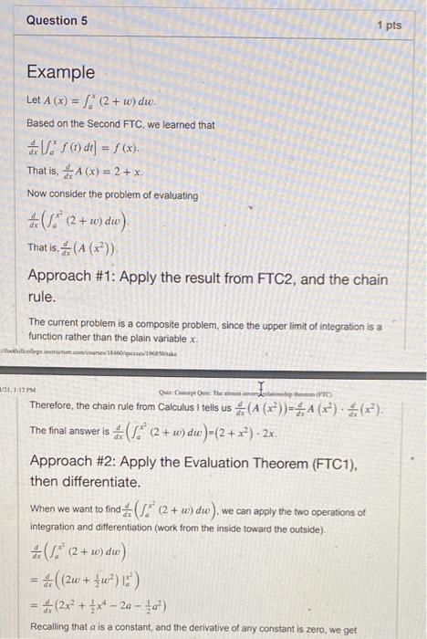 Solved Question 3 1 pts Recall the chain rule from | Chegg.com