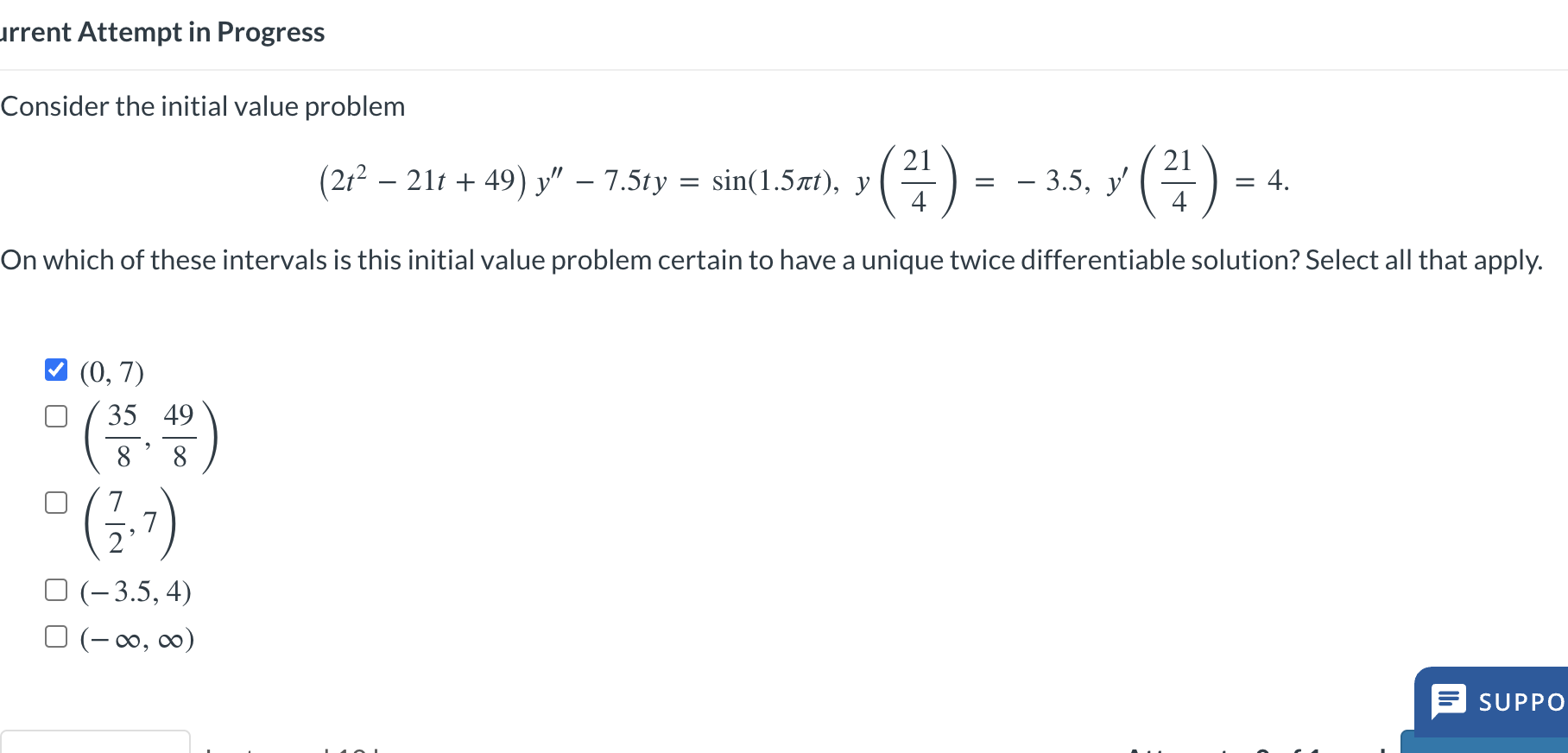 Solved Consider the initial value | Chegg.com