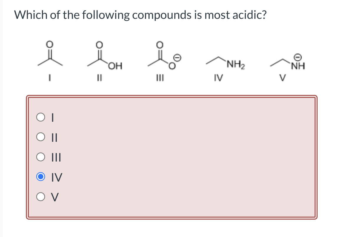 Which Of The Following Most Times Uses An Acidic Ingredient Solved Which of the following compounds is most acidic? | Chegg.com