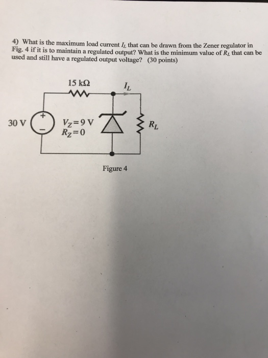 Solved 4) What is the maximum load current I, that can be | Chegg.com