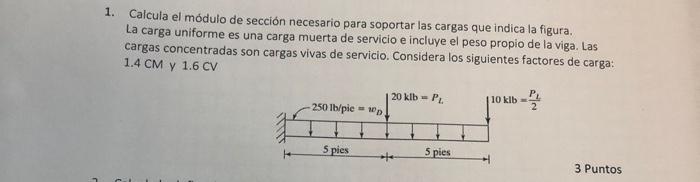 módulo de sección