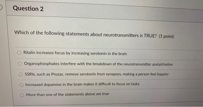 Solved Which of the following statements about | Chegg.com