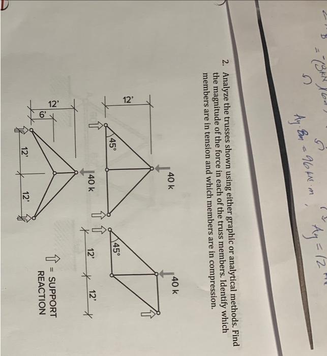 Solved 1. For the roof framing plan shown below the engineer | Chegg.com