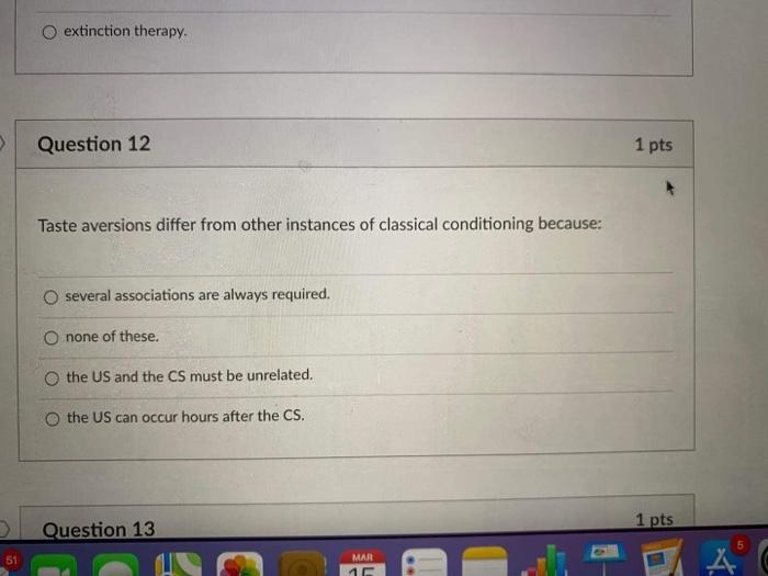 Solved select the D Question 1 1 pts The significance of | Chegg.com