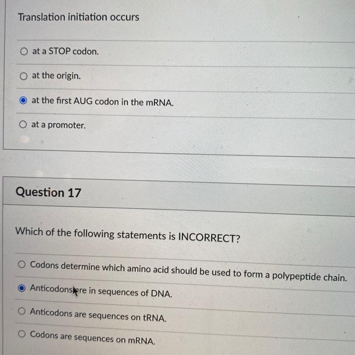 Solved Codons and corresponding amino acids UUA leucine UAA