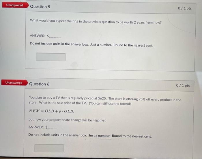 Solved Unanswered Question 5 0/1 pts What would you expect | Chegg.com