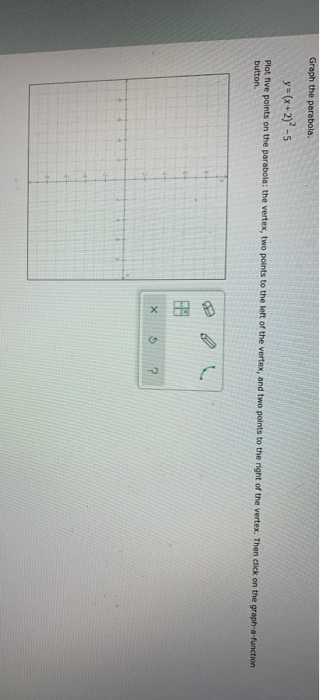 Solved Graph The Parabola Y X 2 2 5 Plot Five Points On Chegg Com