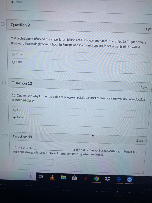 Solved Question 3 1 pts 3. Which of the following was NOT a | Chegg.com