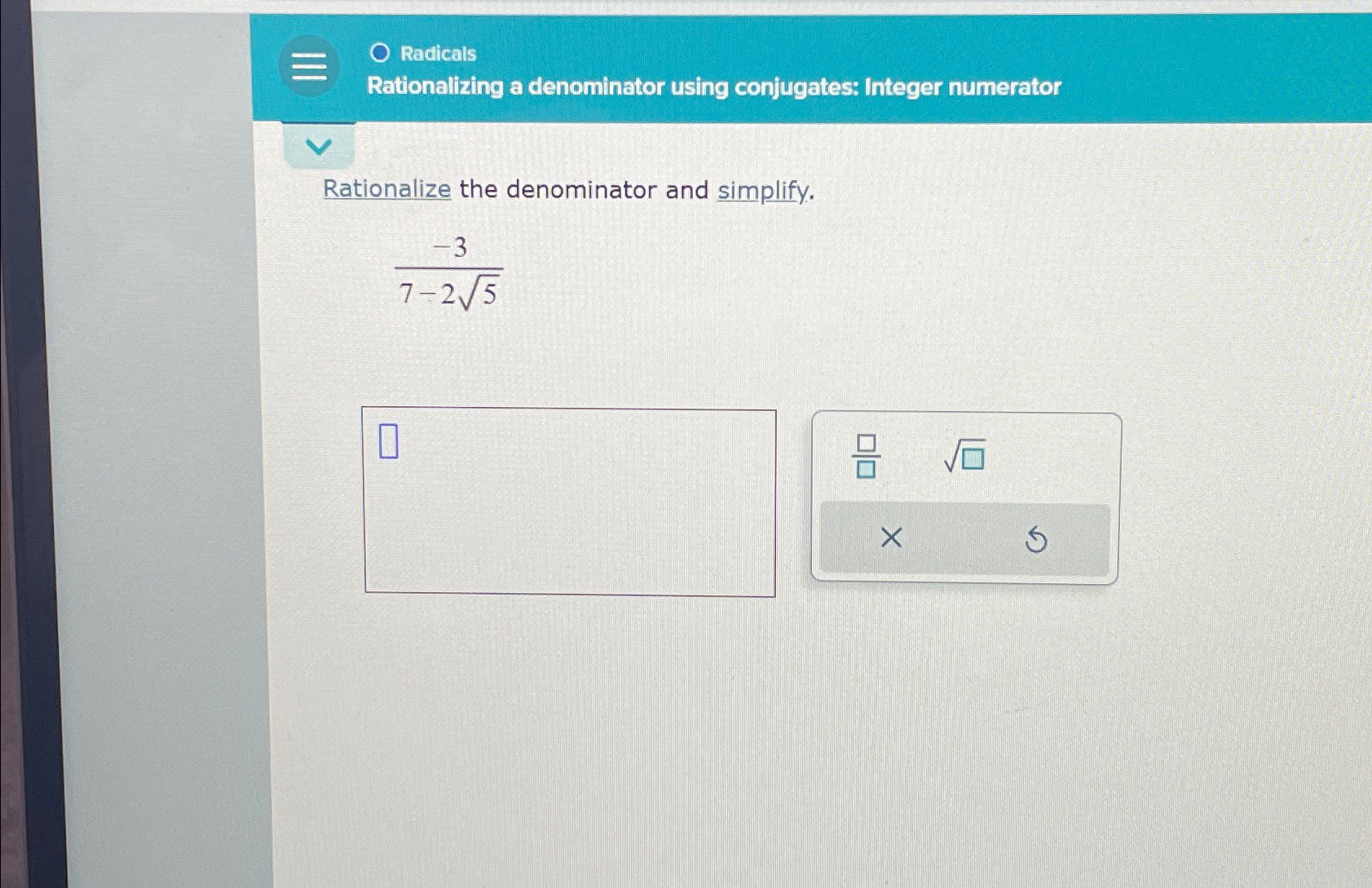 solved-radicalsrationalizing-a-denominator-using-conjugates-chegg