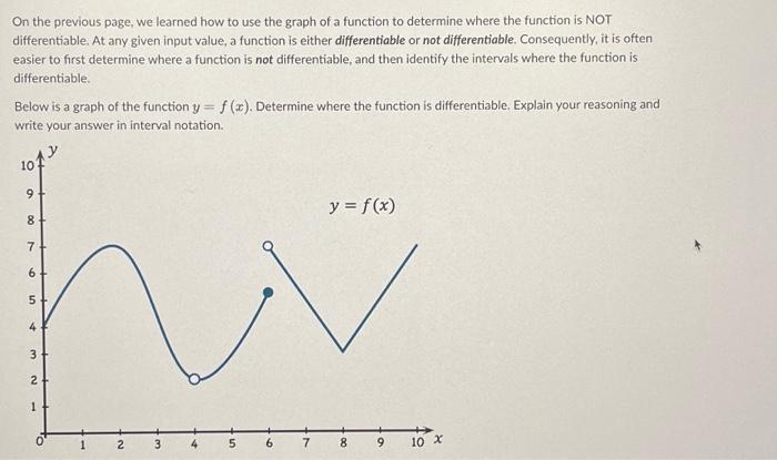 Solved On the previous page, we learned how to use the graph | Chegg.com