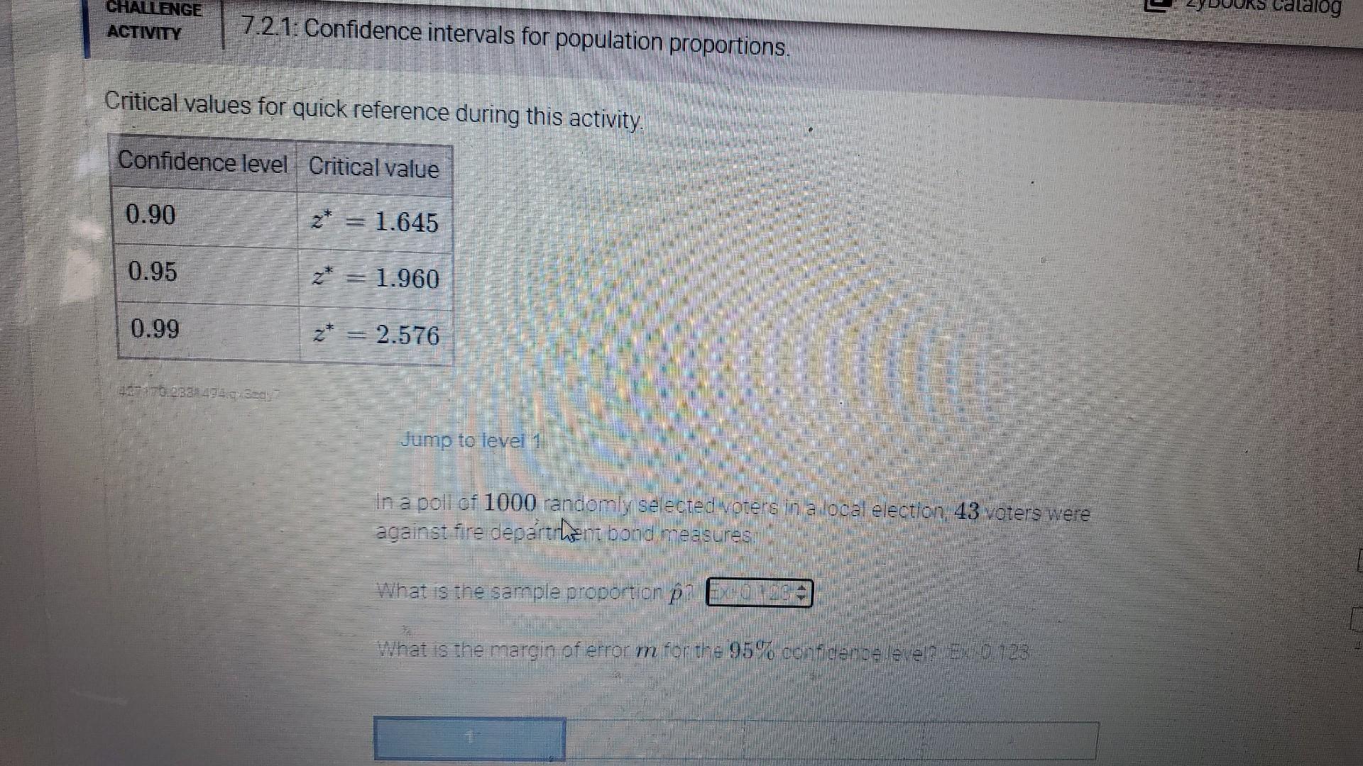 Solved CHALLENGE 7.2.1: Confidence intervals for population | Chegg.com