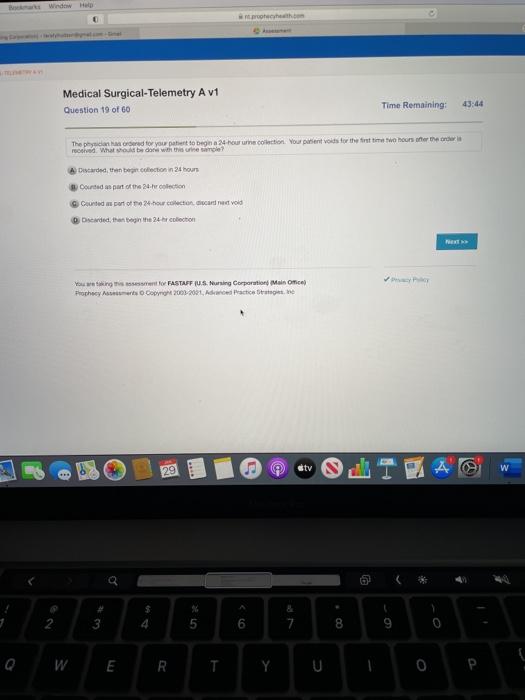 Solved Window Han recht Medical Surgical-Telemetry A v1 | Chegg.com