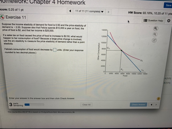 Solved Chapter 4 Homework Save Score: 0.25 of 1 pt 11 of 11 | Chegg.com