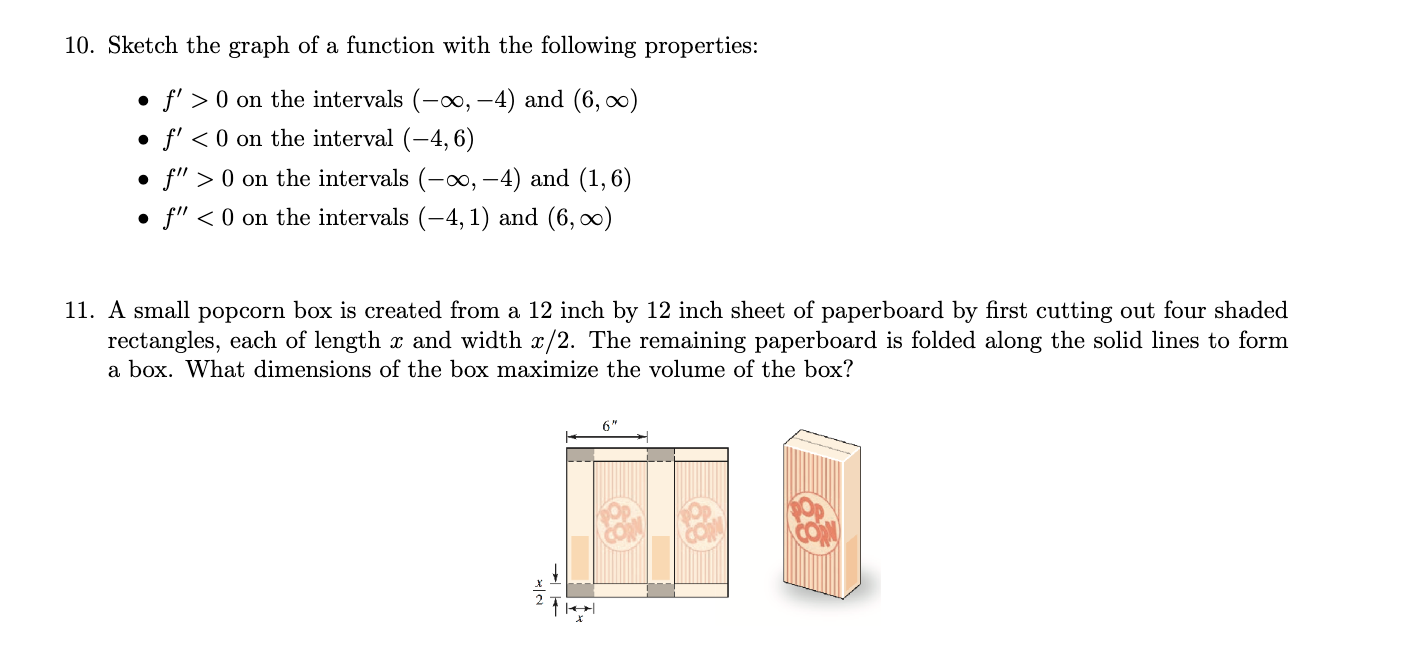 Solved (solve 10 ﻿and 11) 10. ﻿Sketch the graph of a | Chegg.com