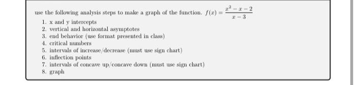 Solved I-3 use the following analysis steps to make a graph | Chegg.com