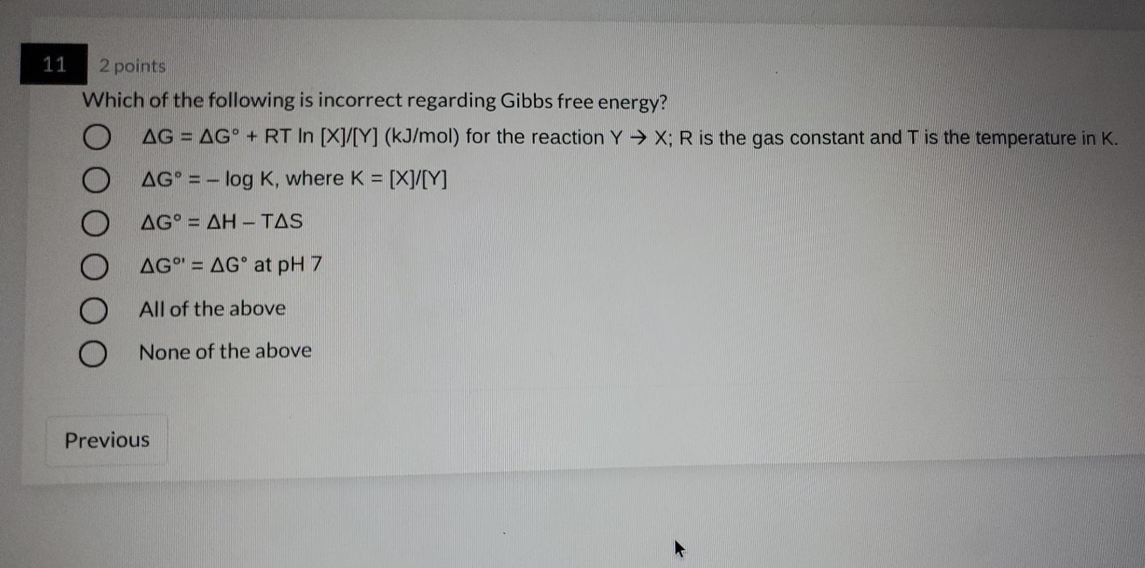 Solved 6 2 points Find the correct statement regarding the | Chegg.com
