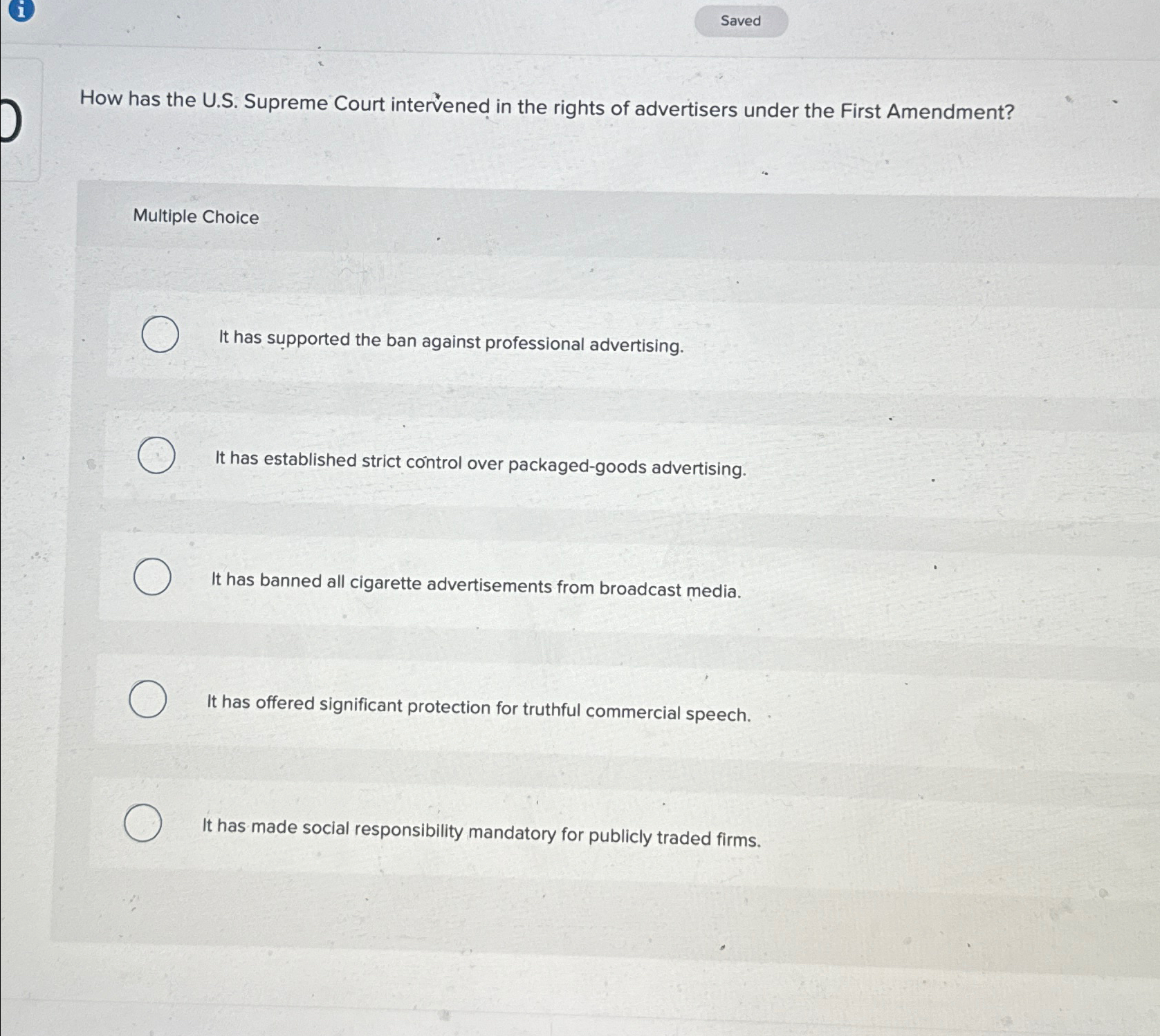Solved iHow has the U.S. ﻿Supreme Court intervened in the | Chegg.com