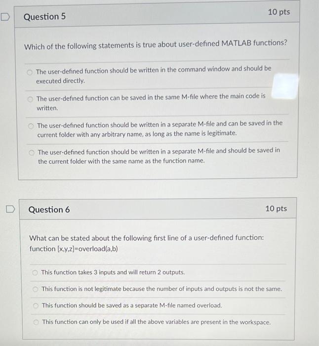 Solved Which of the following statements is true about | Chegg.com