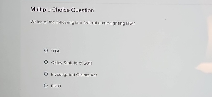 [Solved]: Multiple Choice Question Which of the following is
