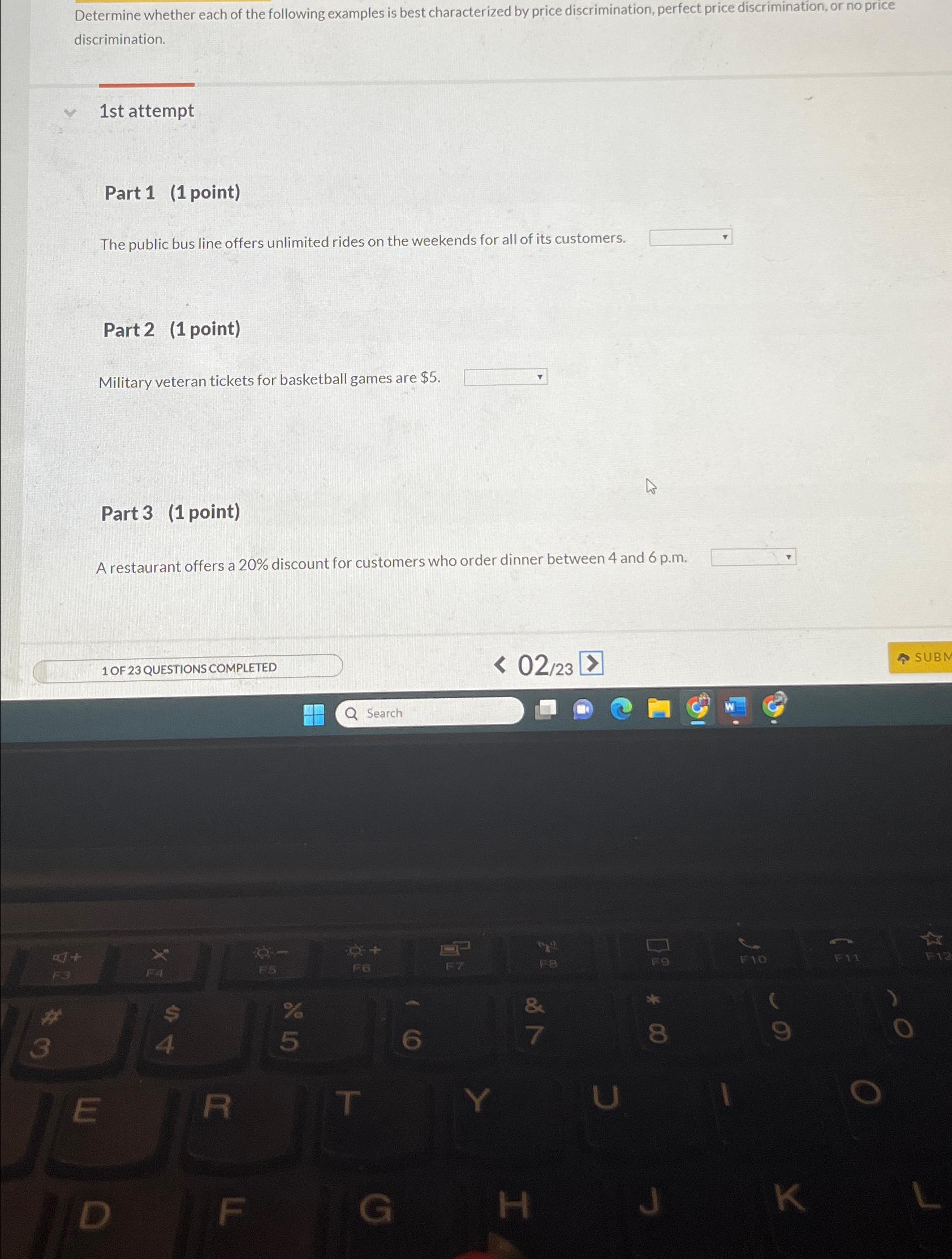 Solved Determine whether each of the following examples is | Chegg.com