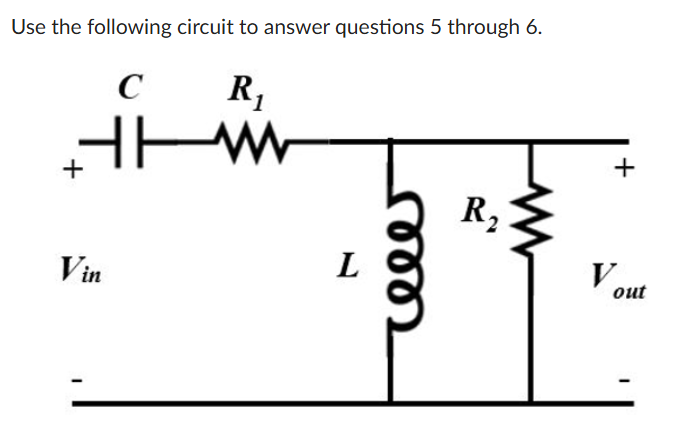 Solved Given the values:Use the following circuit to ﻿answer | Chegg.com