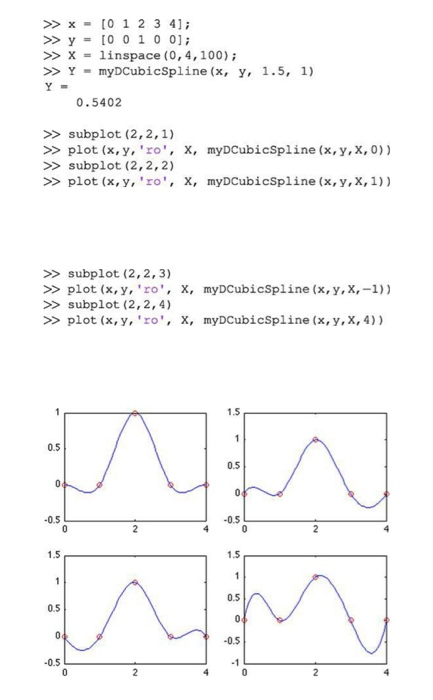 Solved Im 8. Write a function with header [Y] = | Chegg.com