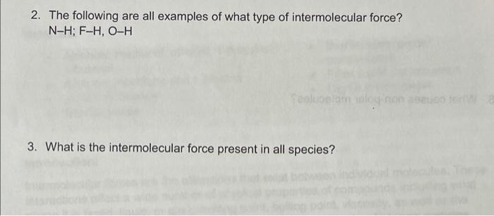 Solved 2 The Following Are All Examples Of What Type Of Chegg