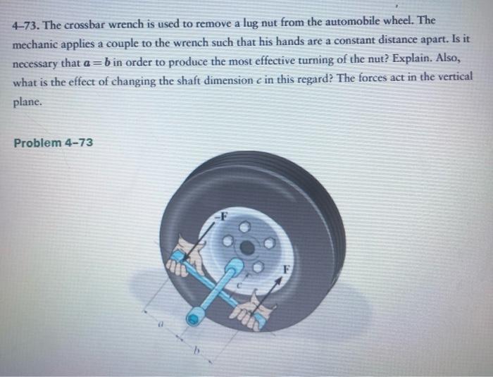 Crossbar lug deals wrench