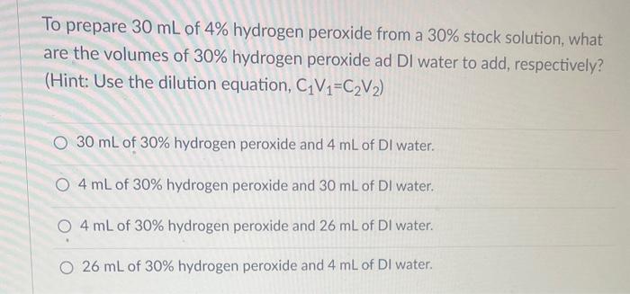 HOW TO PREPARE 40MM HYDROGEN PEROXIDE visual data 8