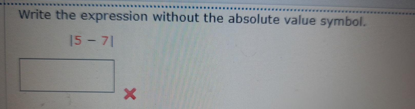 Solved Solve the absolute value equation for x. (Enter your | Chegg.com