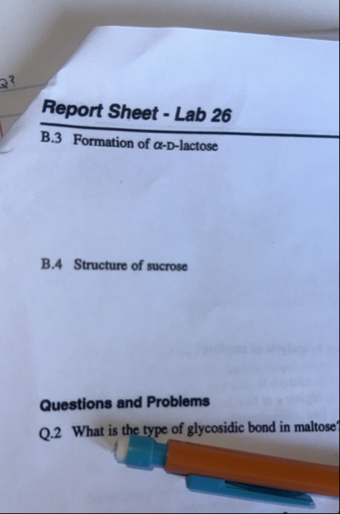 Solved Report Sheet - ﻿Lab 26B. 3 ﻿Formation of | Chegg.com