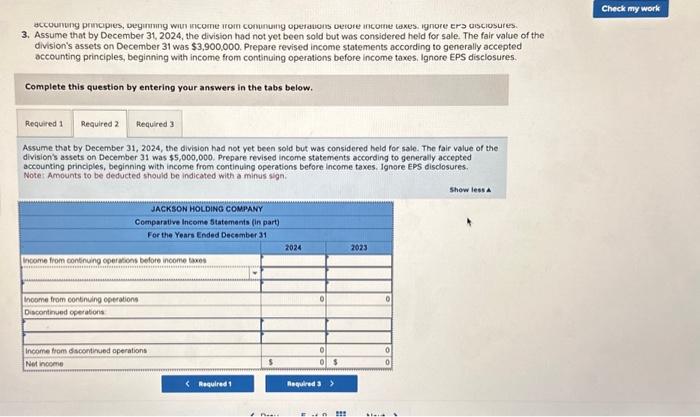 Solved please answer all three of the required forms, they | Chegg.com
